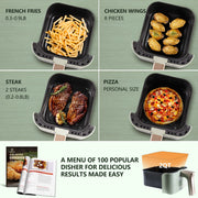 Innovative Touchscreen Air Fryer by  - 2 Quart, New, 8 Presets for Fries/Chicken/Snacks