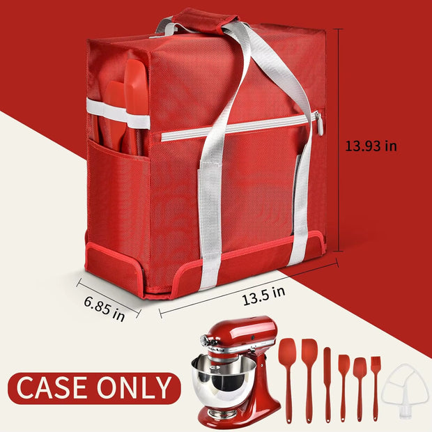 Stand Mixer Cover Compatible with Kitchenaid Stand Mixer 4.5-5 Quart, Portable Travel Storage Case Bag(Box Only)