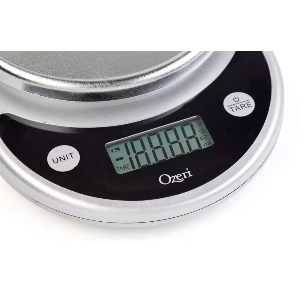 Pronto Digital Multifunction Kitchen and Food Scale in Elegant Black