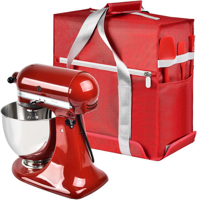 Stand Mixer Cover Compatible with Kitchenaid Stand Mixer 4.5-5 Quart, Portable Travel Storage Case Bag(Box Only)