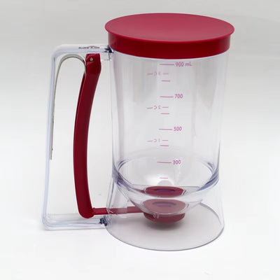 900Ml Batter Dispenser Baking Flour Paste Dispenser for Pancake Cupcakes Cake Muffins Measuring Funnel Pastry Dough Dispensador