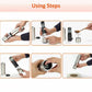 Stainless Steel Electric Automatic Salt Pepper Spice Grinder Mill Adjustable Coarseness Battery Operated with LED Light