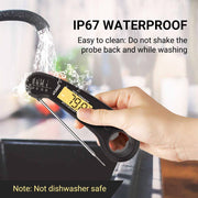 Instant Read Digital Meat Thermometer (Black)