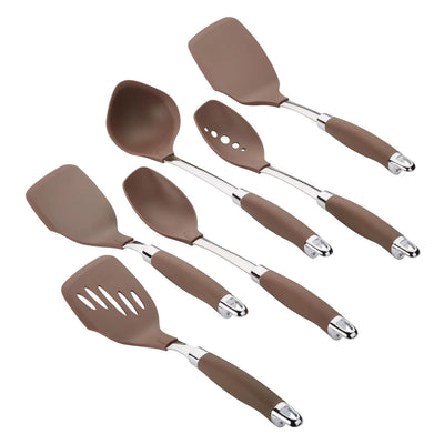 Tools and Gadgets Suregrip Nonstick Kitchen Utensil Set, 6 Piece, Bronze