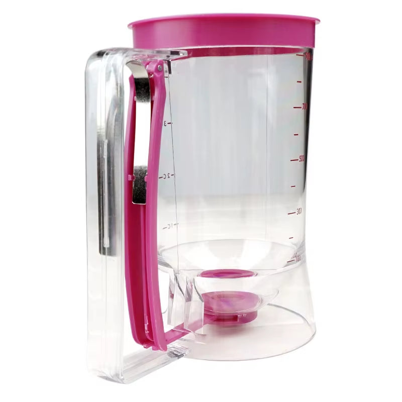 900Ml Batter Dispenser Baking Flour Paste Dispenser for Pancake Cupcakes Cake Muffins Measuring Funnel Pastry Dough Dispensador