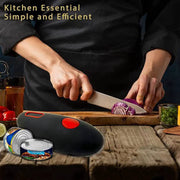 Electric Can Opener,Auto Electric Can Opener,No Sharp Edge a Simple Push of Button - Automatic,Can Opener Electric for Seniors,Kitchen，Home，Restaurant Fits Almost Any Can Size