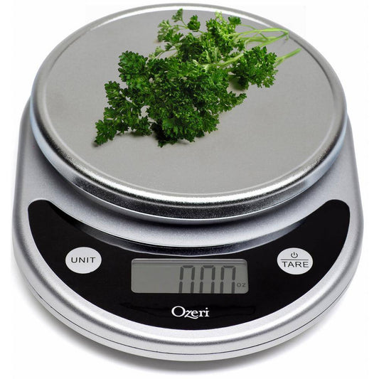 Pronto Digital Multifunction Kitchen and Food Scale in Elegant Black