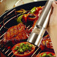 Stainless Steel Electric Automatic Salt Pepper Spice Grinder Mill Adjustable Coarseness Battery Operated with LED Light