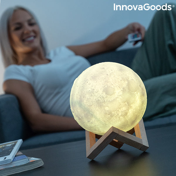 Rechargeable LED Moon Lamp Moondy InnovaGoods