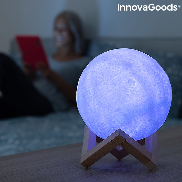 Rechargeable LED Moon Lamp Moondy InnovaGoods