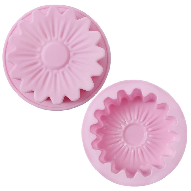 2pcs Silicone Sunflower Cake Mold High Temperature Resistant Baking