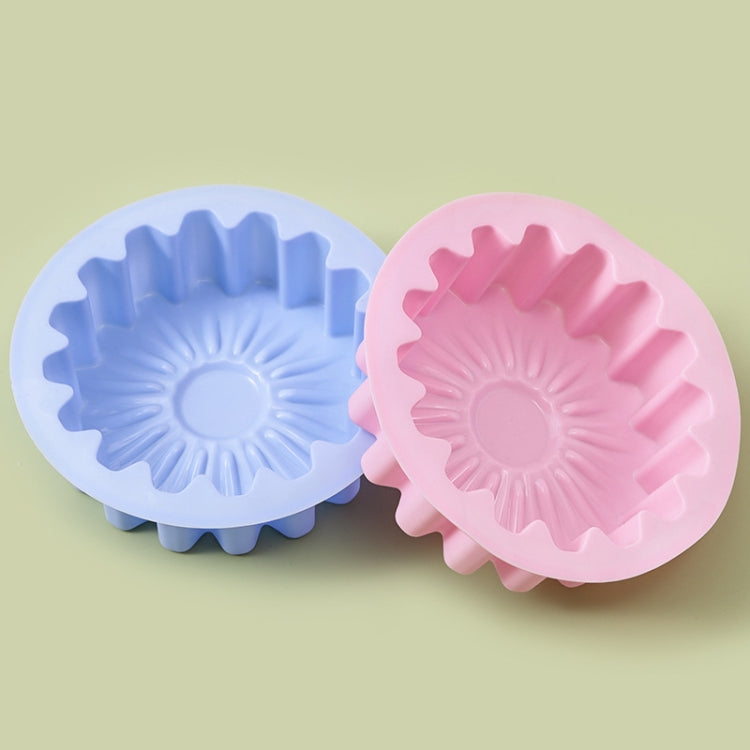 2pcs Silicone Sunflower Cake Mold High Temperature Resistant Baking