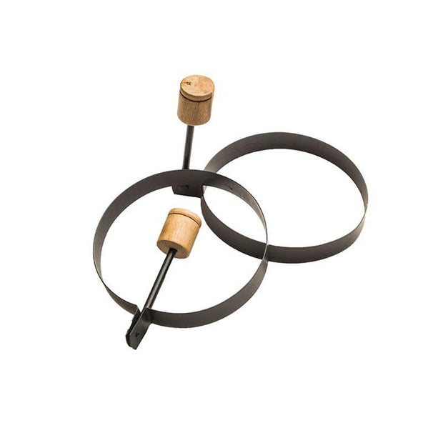 4-Piece Griddle Breakfast Kit with Egg Rings, Pancake Dispenser, and Griddle Press