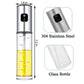 Olive Oil Dispenser Bottle 100Ml Olive Oil Spray Mister Glass Bottle for Salad, BBQ, Baking, Roasting Kitchen Cooking Essentials