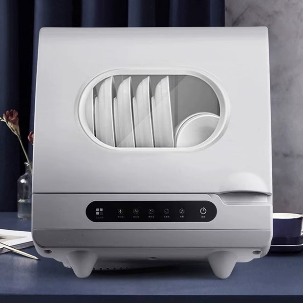 Household Smart Dishwasher Fully Automatic Lazy Dishwasher Free Installation Multifunctional Drying Dishwasher