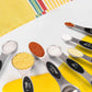 Measuring Cups and Magnetic Measuring Spoons Set, Stainless Steel 5 Cups and 7 Spoons and 1 Levele (13 Measuring Cups Set)