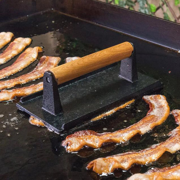 4-Piece Griddle Breakfast Kit with Egg Rings, Pancake Dispenser, and Griddle Press