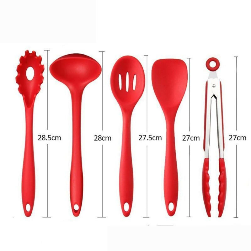 Non Stick Silicone Cooking Utensils Premium Heat Resistant 10 PCS Set